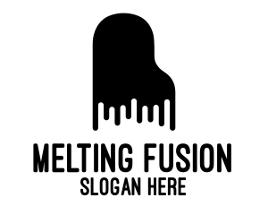 Abstract Piano Drip logo