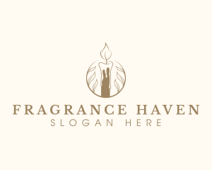 Scented Candle Wax logo design