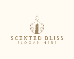 Scented Candle Wax logo design