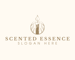 Scented Candle Wax logo design