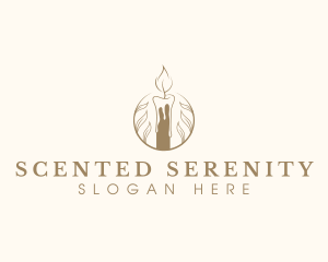 Scented Candle Wax logo design