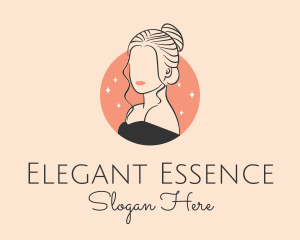 Female Hair Beauty logo design