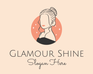 Female Hair Beauty logo design