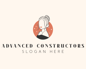 Female Hair Beauty logo design