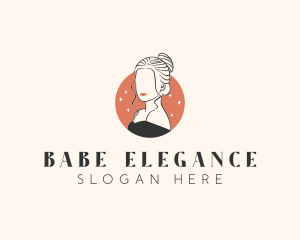 Female Hair Beauty logo design