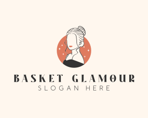 Female Hair Beauty logo design