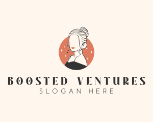 Female Hair Beauty logo design