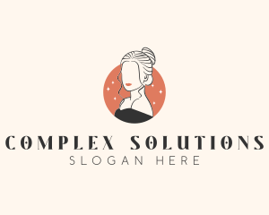 Female Hair Beauty logo design