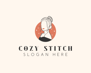 Female Hair Beauty logo design