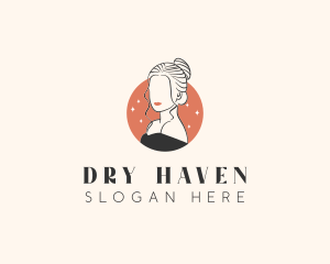 Female Hair Beauty logo design