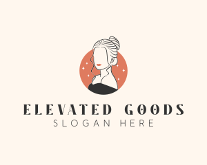 Female Hair Beauty logo design