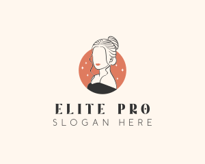 Female Hair Beauty logo design