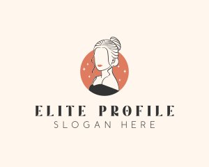 Female Hair Beauty logo design