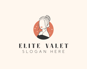 Female Hair Beauty logo design