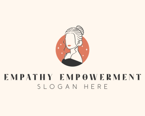 Female Hair Beauty logo design