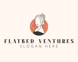 Female Hair Beauty logo design