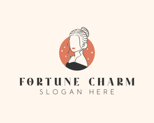 Female Hair Beauty logo design