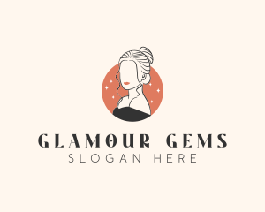 Female Hair Beauty logo design