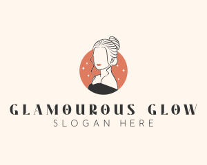 Female Hair Beauty logo design