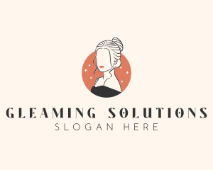 Female Hair Beauty logo design