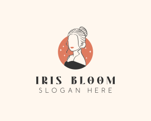 Female Hair Beauty logo design