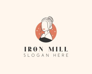 Female Hair Beauty logo design