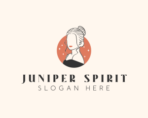 Female Hair Beauty logo design