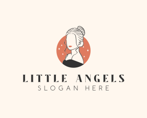 Female Hair Beauty logo design