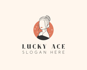 Female Hair Beauty logo design