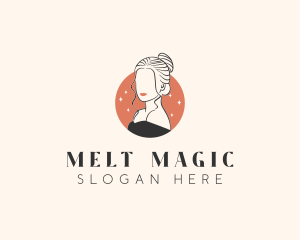 Female Hair Beauty logo design