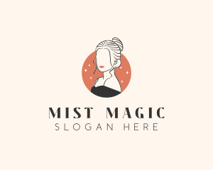 Female Hair Beauty logo design