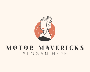 Female Hair Beauty logo design