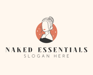 Female Hair Beauty logo design