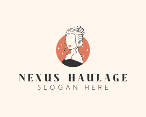 Female Hair Beauty logo design