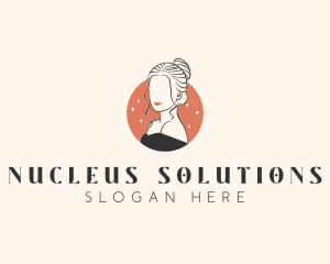 Female Hair Beauty logo design