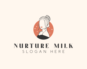 Female Hair Beauty logo design