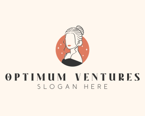 Female Hair Beauty logo design