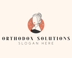 Female Hair Beauty logo design