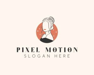 Female Hair Beauty logo design