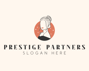 Female Hair Beauty logo design