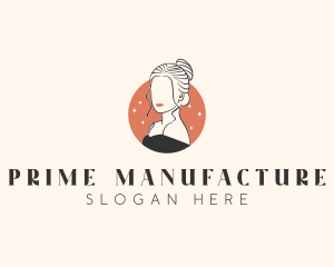 Female Hair Beauty logo design