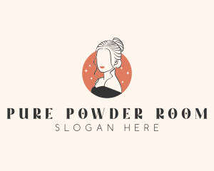 Female Hair Beauty logo design