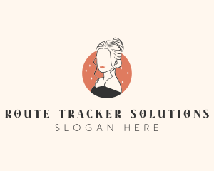 Female Hair Beauty logo design