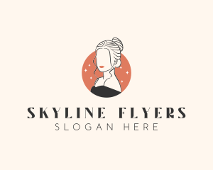 Female Hair Beauty logo design