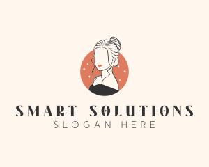 Female Hair Beauty logo design