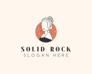 Female Hair Beauty logo design