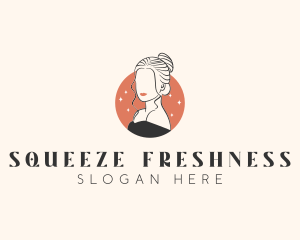 Female Hair Beauty logo design