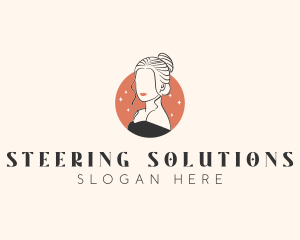 Female Hair Beauty logo design