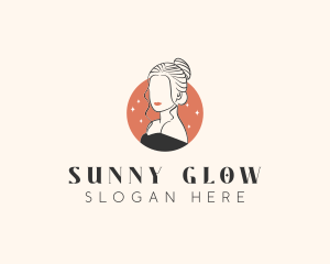 Female Hair Beauty logo design