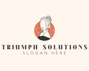 Female Hair Beauty logo design